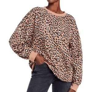 Reeves Leopard Print Sweatshirt